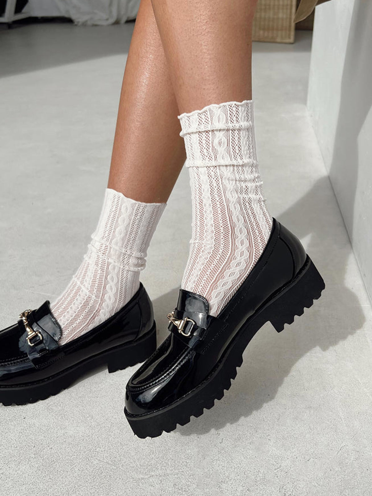 Dantelli Çoraplar