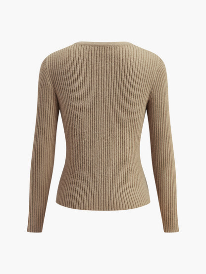 Düğmeli, Yırtmaçlı Hırka