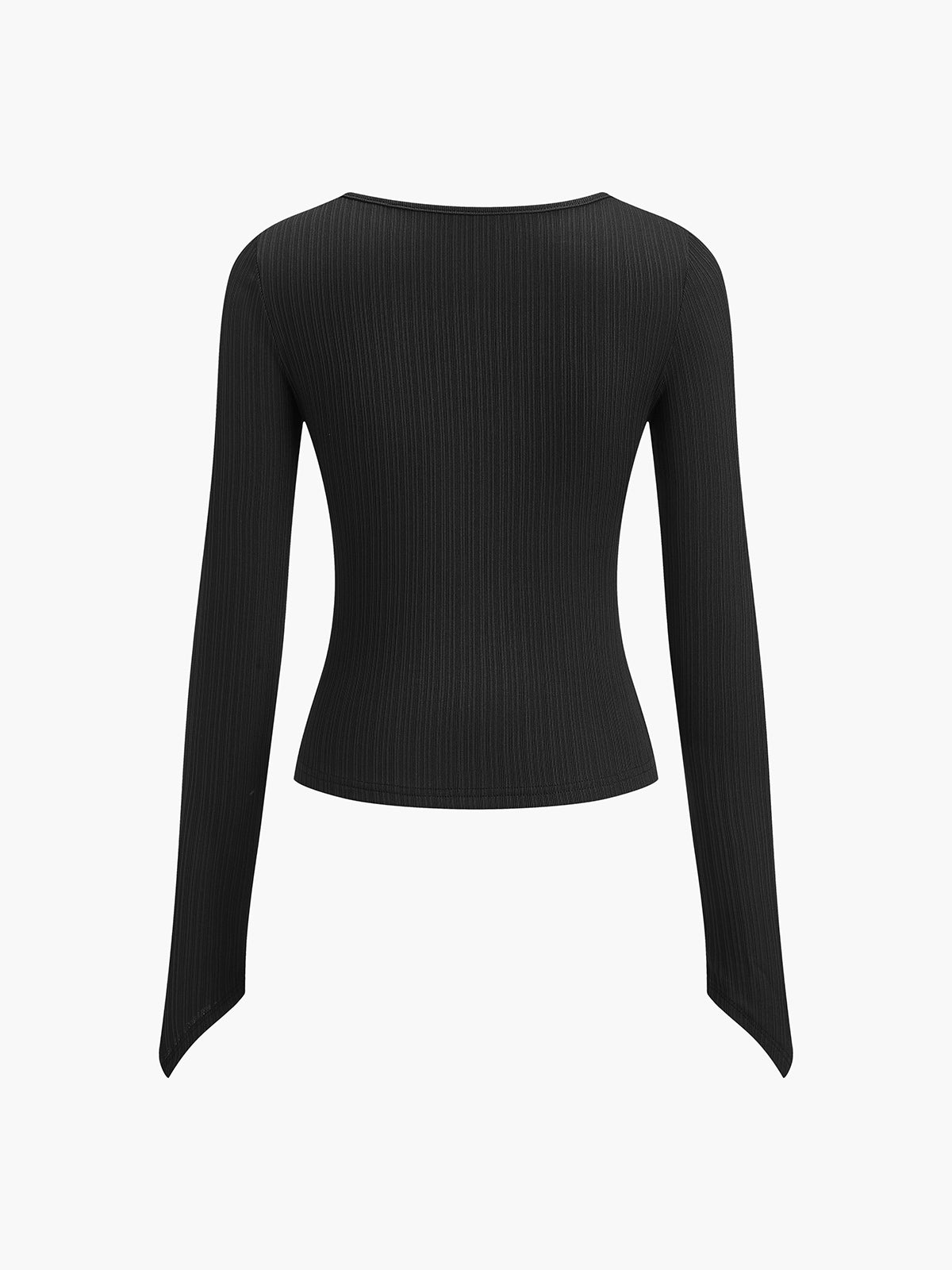 Metal Detaylı Pileli Bluz