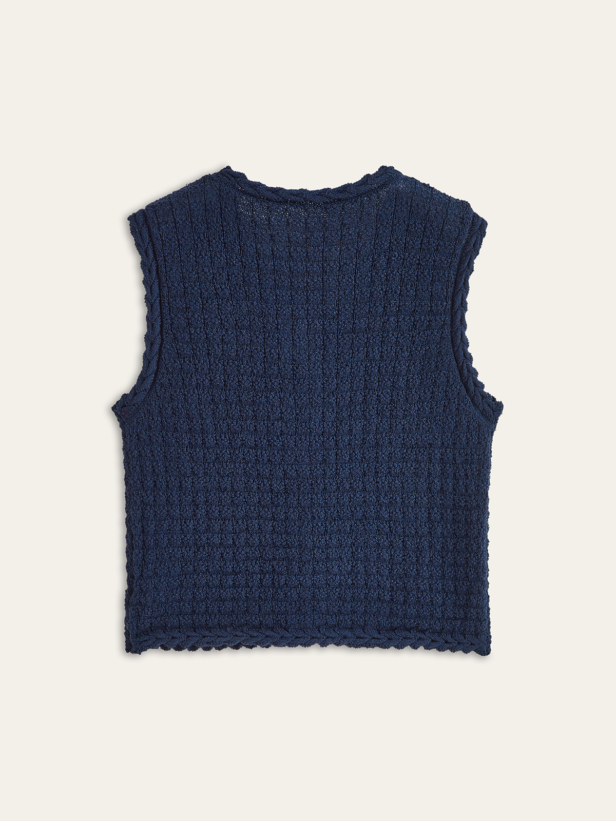 Kolsuz V Yakalı Düğmeli Yelek